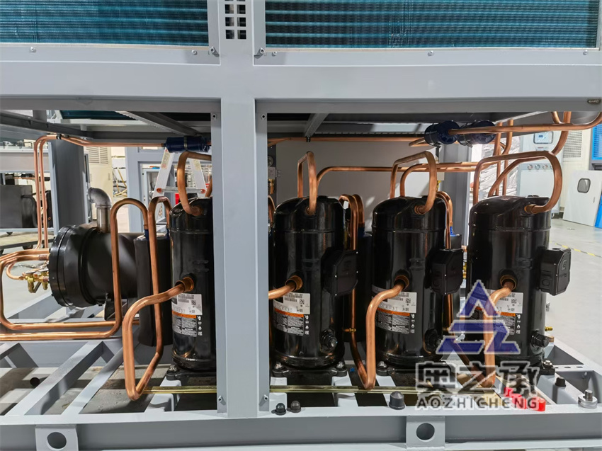 冷水機生產(chǎn)車間一角